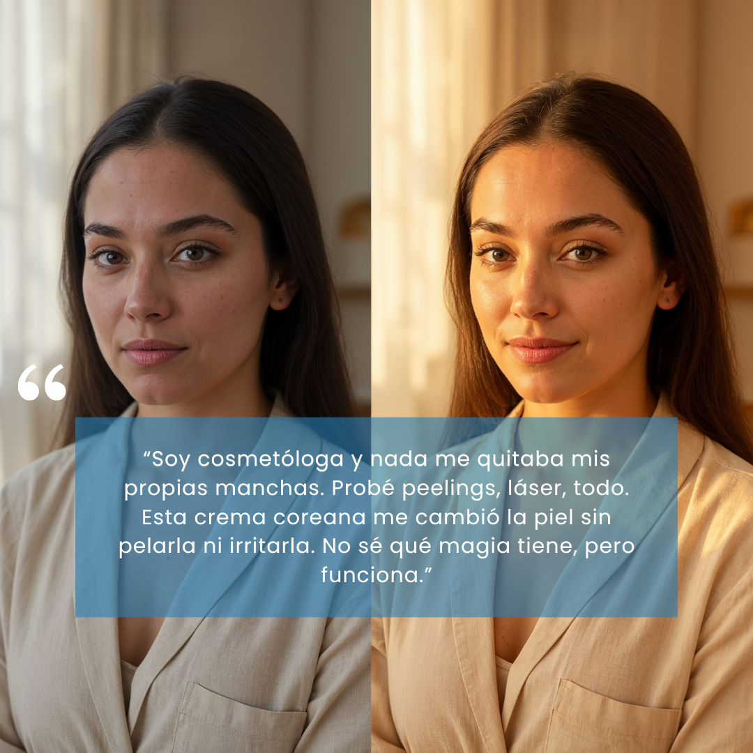 Dr. Melaxin: La crema Coreana que elimina tu melasma rebelde con resultados visibles desde los 7 días